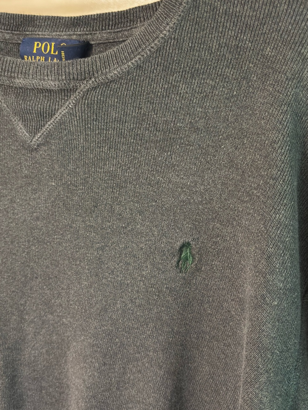 Polo by Ralph Lauren Crewneck Sweater in Dark Teal - Picture 4 of 10